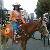 Sierra Coward, Miss Teen Rodeo Florida, 2013, at the 2013 Citrus Bowl Parade